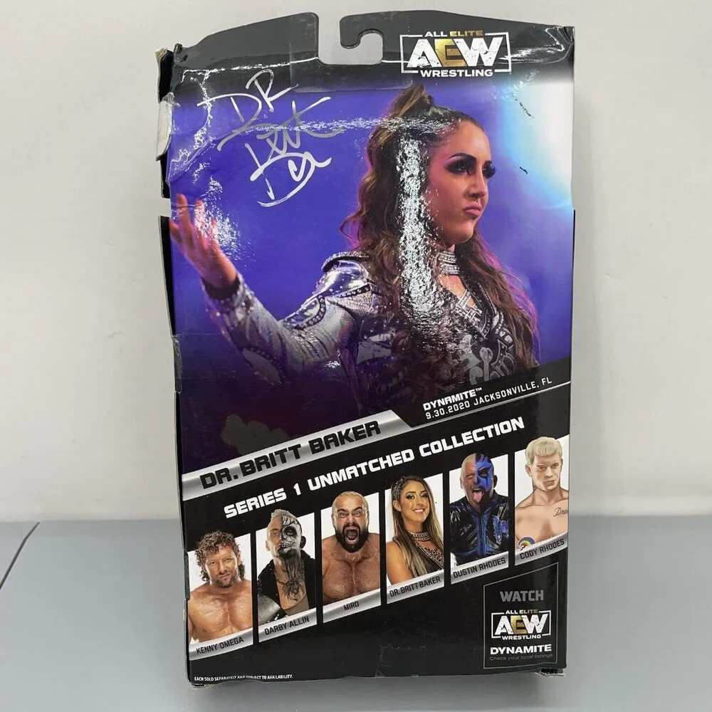 Dr Britt Baker Action Figure Unmatched Collection Figure All Elite Wrestling AEW